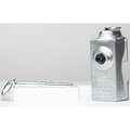 The Equipment Lock Company Cargo Door Lever Lock secures a single cargo door lever in place on enclosed trailers CDLL-KA